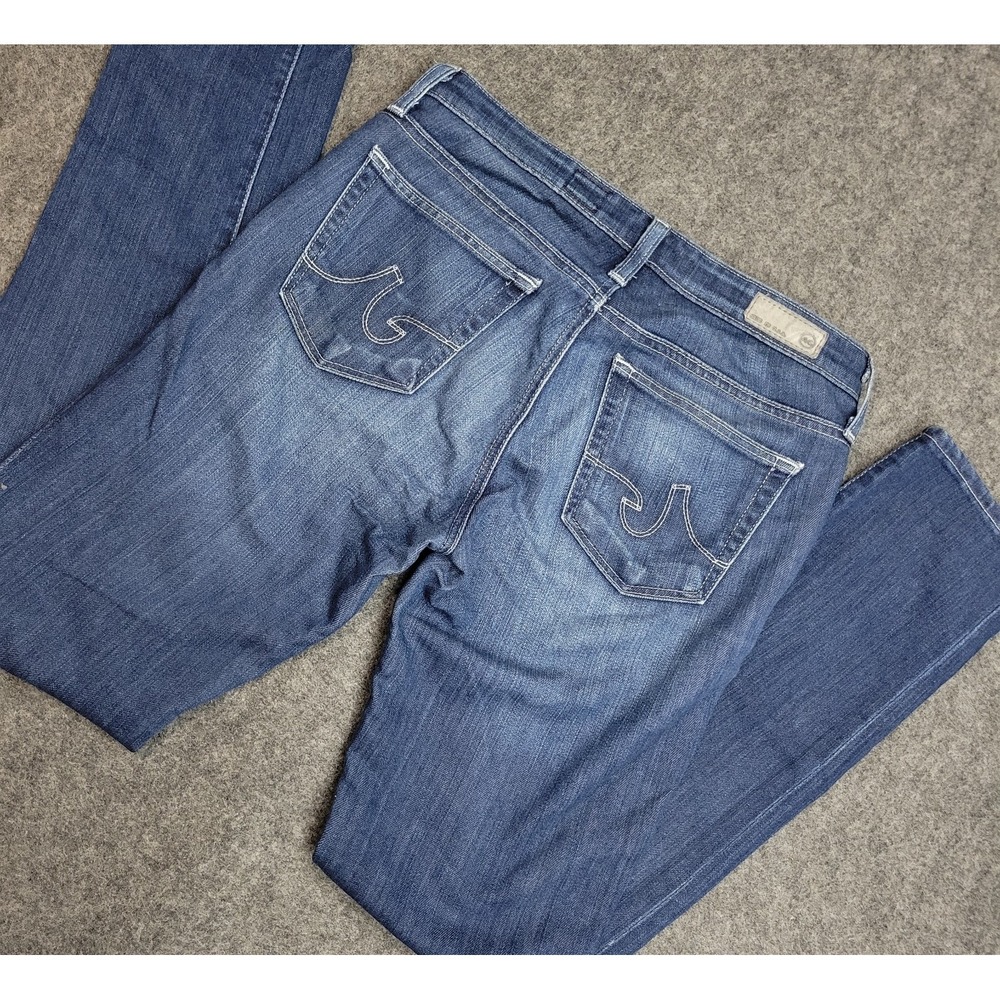 AG Adriano Goldschmied Jeans Womens 27R Blue Denim The‎ Stilt Cigarette Faded